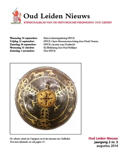 Oud Leiden Nieuws jaargang 2 nr. 3 augustus 2014