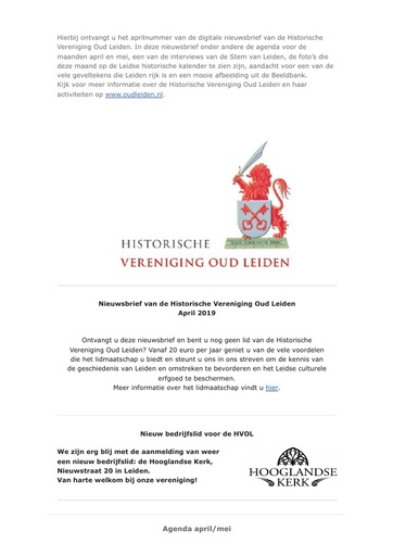 Nieuwsbrief 2019 04